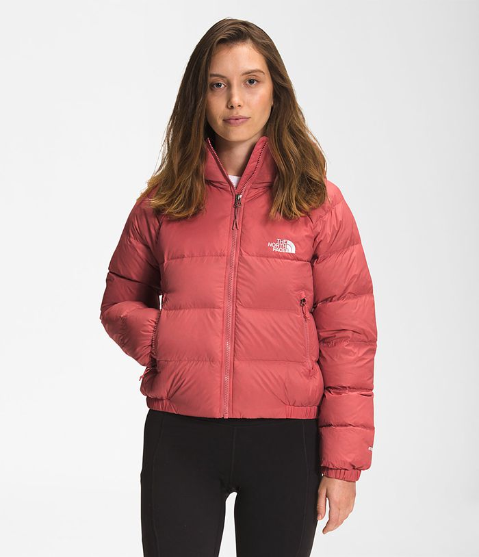 The North Face Womens Puffer Jacket Hydrenalite Hoodie 679ODETNL - Rose